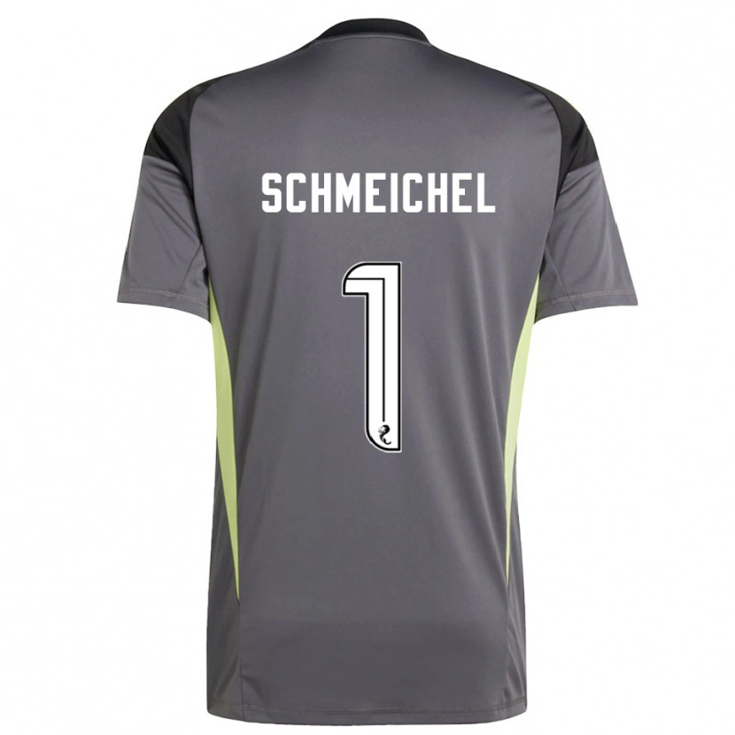 Danxen Kinder Kasper Schmeichel #1 Trikot Grau Weiß Torwarttrikot 2025/26 Österreich