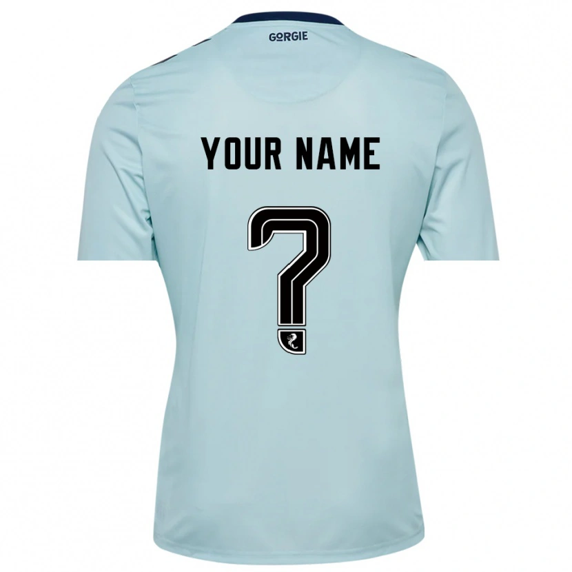 Danxen Kinder Heart of Midlothian Trikot Hellblau Schwarz Torwarttrikot 2025/26 Österreich