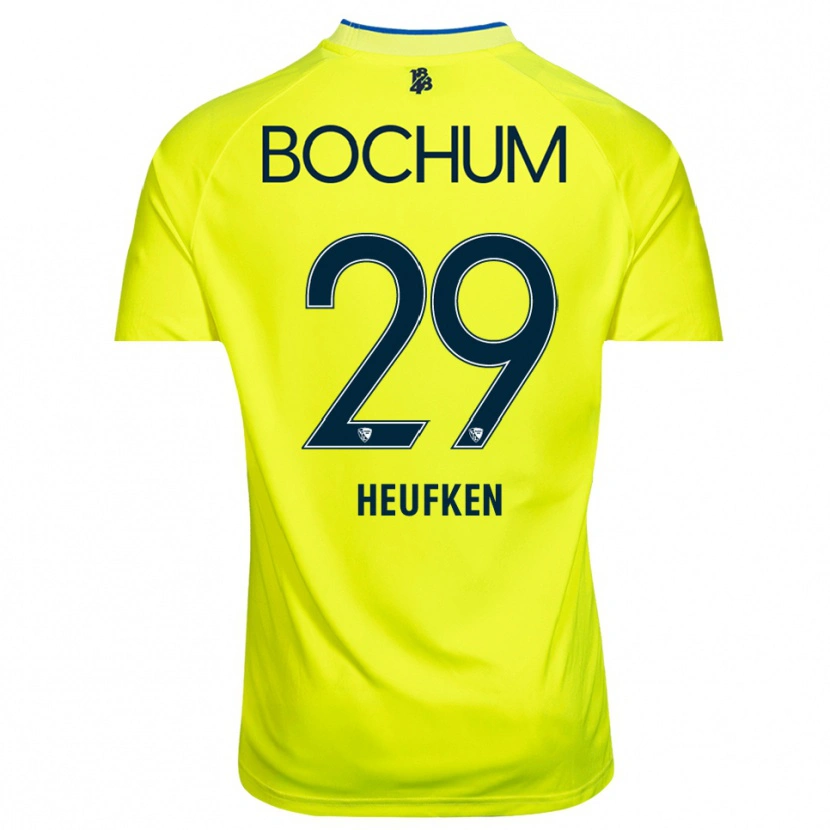 Danxen Kinder Jeremias Heufken #29 Trikot Gelb Grün Torwarttrikot 2025/26 Österreich