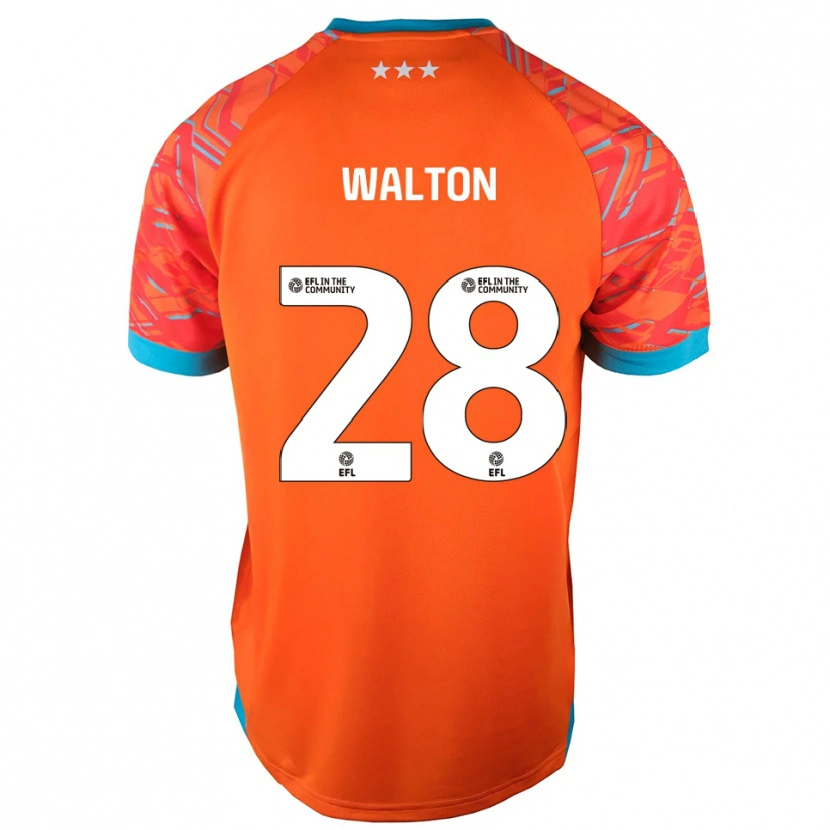 Danxen Kinder Christian Walton #28 Trikot Orange Weiß Torwarttrikot 2025/26 Österreich