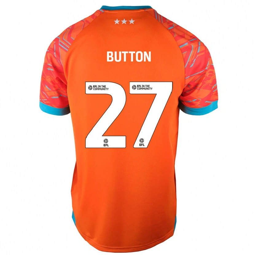 Danxen Kinder David Button #27 Trikot Orange Weiß Torwarttrikot 2025/26 Österreich