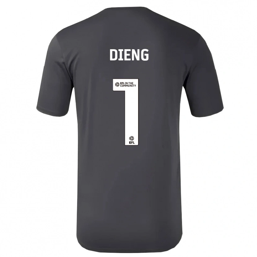 Danxen Kinder Seny Dieng #1 Trikot Schwarz Weiß Torwarttrikot 2025/26 Österreich