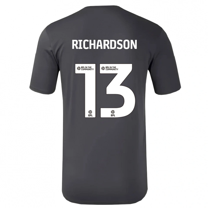 Danxen Kinder Joseph Richardson #13 Trikot Schwarz Weiß Torwarttrikot 2025/26 Österreich