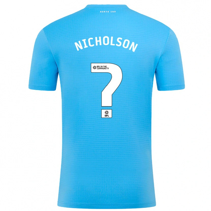 Danxen Kinder Joseph Nicholson #0 Trikot Blau Weiß Torwarttrikot 2025/26 Österreich