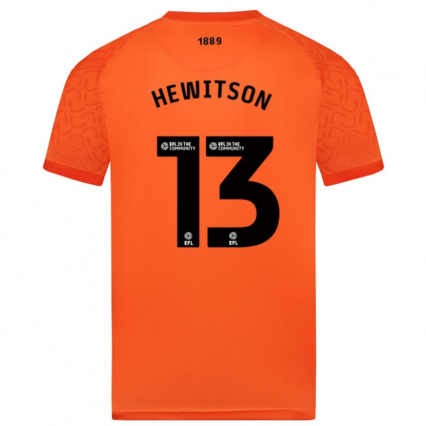 Danxen Kinder Coby Hewitson #13 Trikot Orange Schwarz Torwarttrikot 2025/26 Österreich