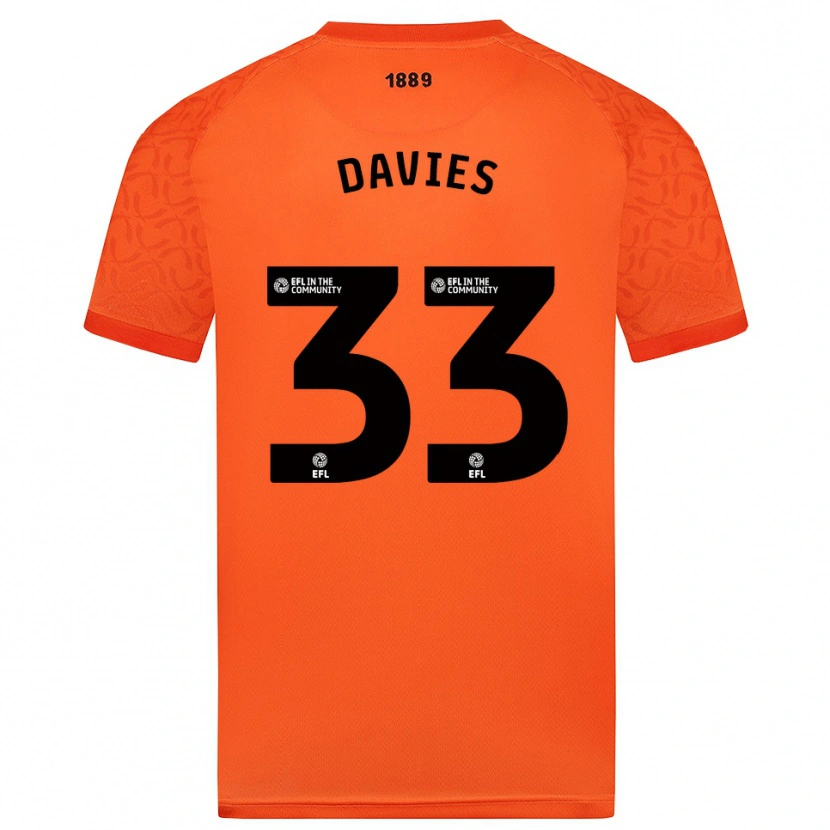 Danxen Kinder Bethan Davies #33 Trikot Orange Schwarz Torwarttrikot 2025/26 Österreich
