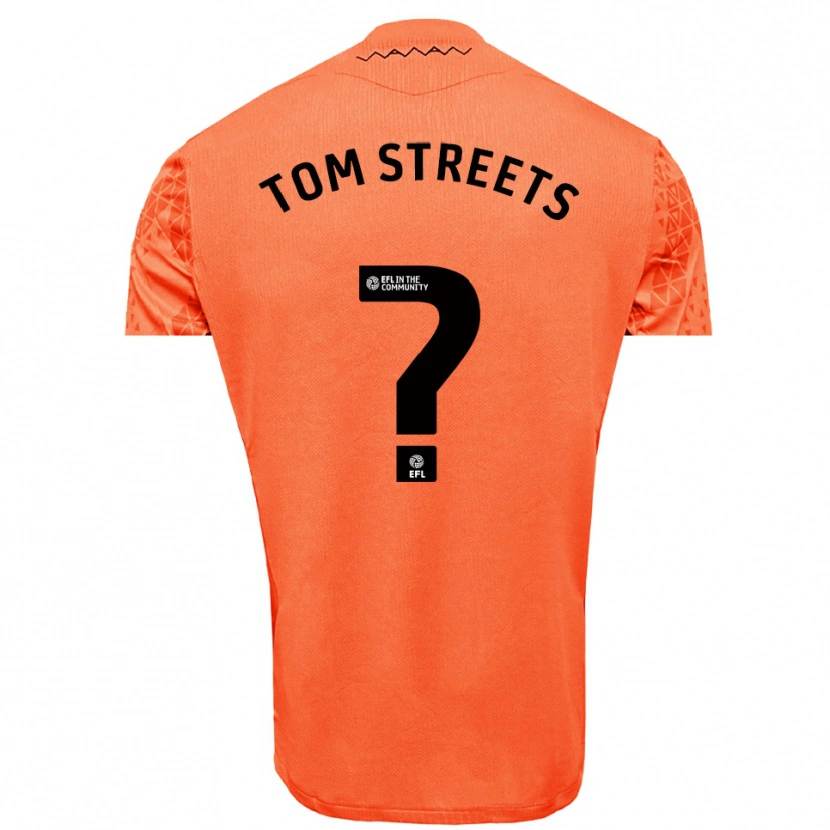 Danxen Kinder Tom Streets #0 Trikot Orange Schwarz Torwarttrikot 2025/26 Österreich