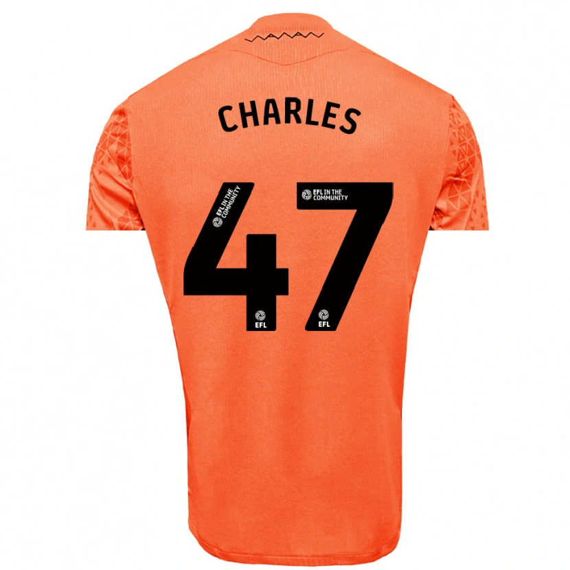 Danxen Kinder Pierce Charles #47 Trikot Orange Schwarz Torwarttrikot 2025/26 Österreich