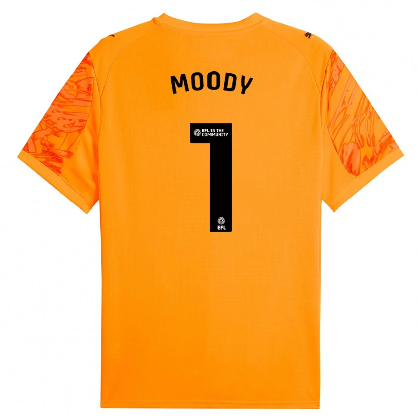 Danxen Kinder Dylan Moody #1 Trikot Orange Schwarz Torwarttrikot 2025/26 Österreich
