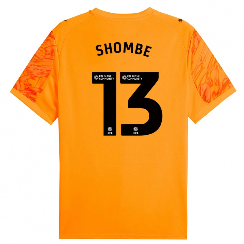 Danxen Kinder Khiani Shombe #13 Trikot Orange Schwarz Torwarttrikot 2025/26 Österreich