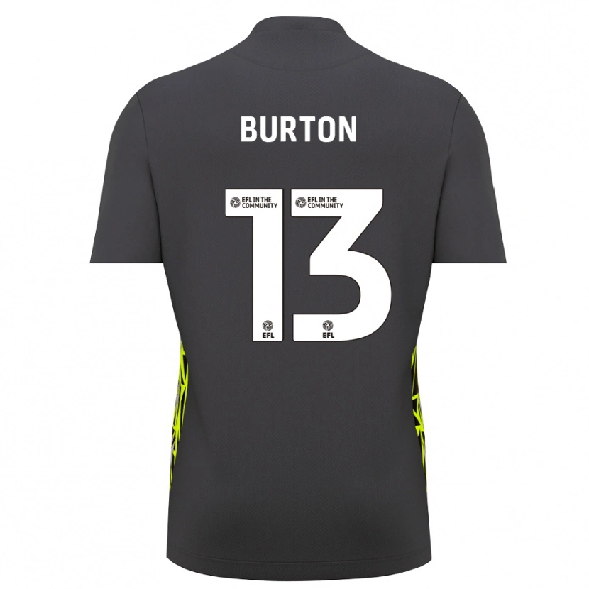 Danxen Kinder Callum Burton #13 Trikot Grau Waldgrün Torwarttrikot 2025/26 Österreich
