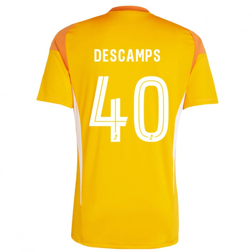 Danxen Kinder Rémy Descamps #40 Trikot Orange Rot Torwarttrikot 2025/26 Österreich