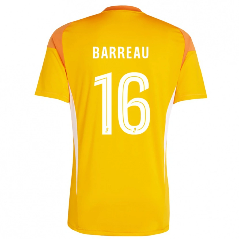 Danxen Kinder Axel Barreau #16 Trikot Orange Rot Torwarttrikot 2025/26 Österreich