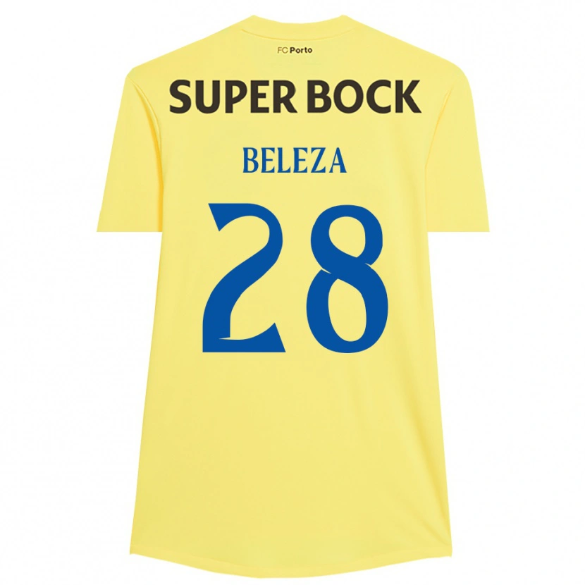 Danxen Kinder Tatiana Beleza #28 Trikot Hellgelb Schwarz Torwarttrikot 2025/26 Österreich