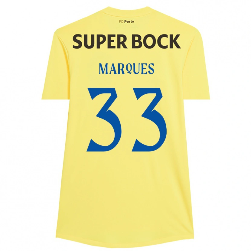 Danxen Kinder Bárbara Marques #33 Trikot Hellgelb Schwarz Torwarttrikot 2025/26 Österreich