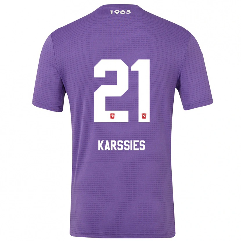 Danxen Kinder Sam Karssies #21 Trikot Mittelviolett Torwarttrikot 2025/26 Österreich