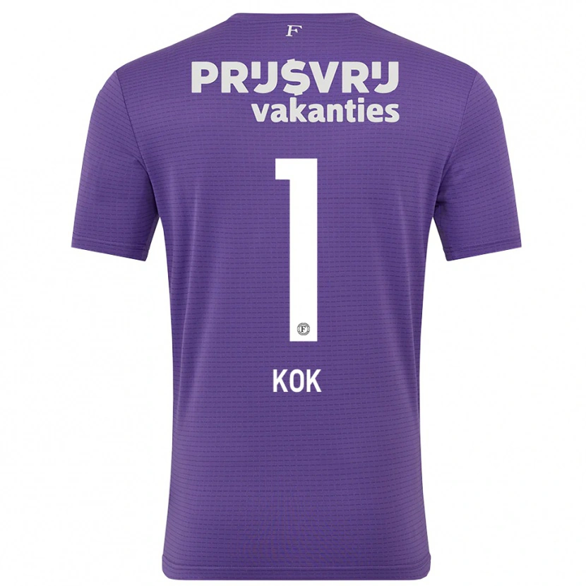 Danxen Kinder Stefan Kok #1 Trikot Violett Weiß Torwarttrikot 2025/26 Österreich