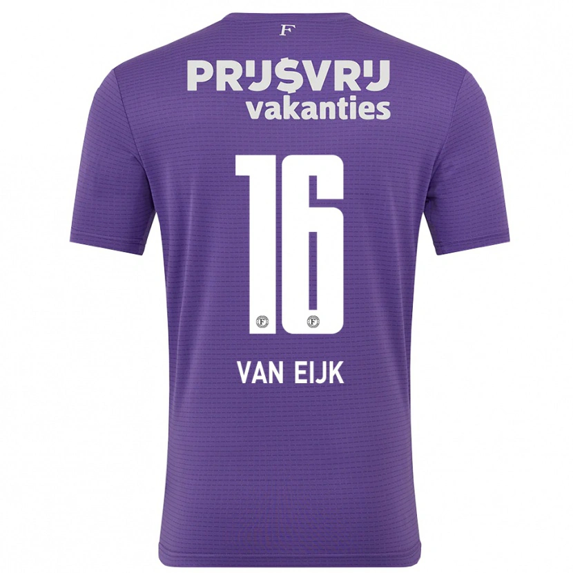 Danxen Kinder Roos Van Eijk #16 Trikot Violett Weiß Torwarttrikot 2025/26 Österreich