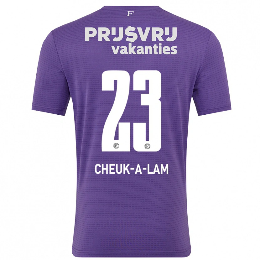 Danxen Kinder Lee-Quincy Cheuk-A-Lam #23 Trikot Violett Weiß Torwarttrikot 2025/26 Österreich