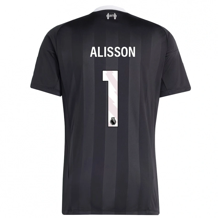Danxen Kinder Alisson #1 Trikot Schwarz Weiß Torwarttrikot 2025/26 Österreich