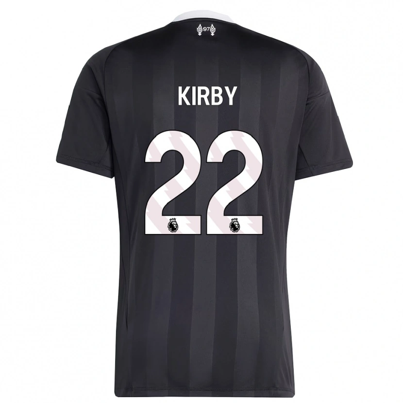 Danxen Kinder Faye Kirby #22 Trikot Schwarz Weiß Torwarttrikot 2025/26 Österreich