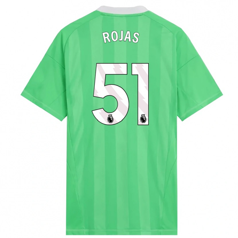 Danxen Kinder Alexéi Rojas #51 Trikot Hellgrün Weiß Torwarttrikot 2025/26 Österreich