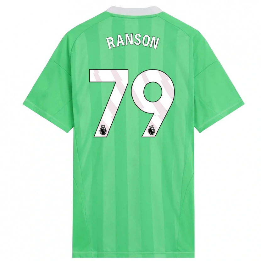 Danxen Kinder Khari Ranson #79 Trikot Hellgrün Weiß Torwarttrikot 2025/26 Österreich