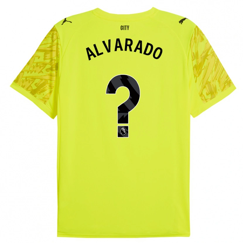 Danxen Kinder Lucas Alvarado #0 Trikot Gelb Orange Schwarz Torwarttrikot 2025/26 Österreich