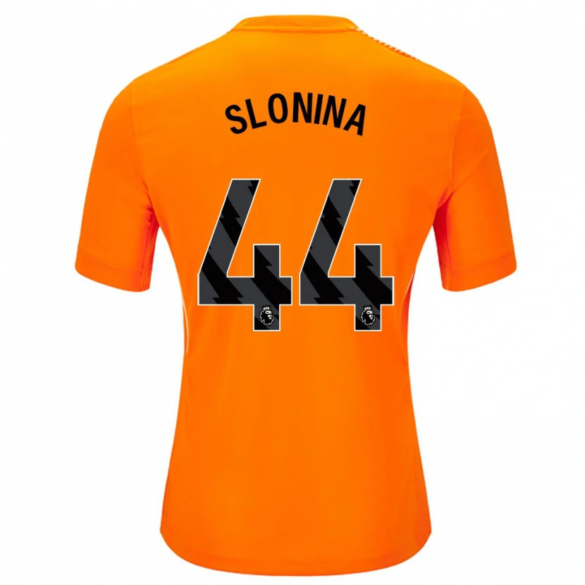 Danxen Kinder Gabriel Slonina #44 Trikot Orange Schwarz Torwarttrikot 2025/26 Österreich