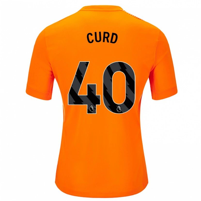 Danxen Kinder Ted Curd #40 Trikot Orange Schwarz Torwarttrikot 2025/26 Österreich
