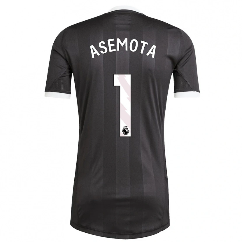Danxen Kinder Owen Asemota #1 Trikot Schwarz Weiß Torwarttrikot 2025/26 Österreich