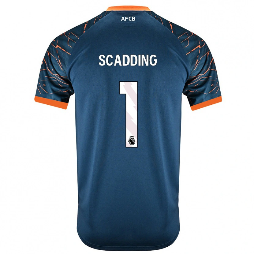 Danxen Kinder Katie Scadding #1 Trikot Dunkles Schieferblau Torwarttrikot 2025/26 Österreich