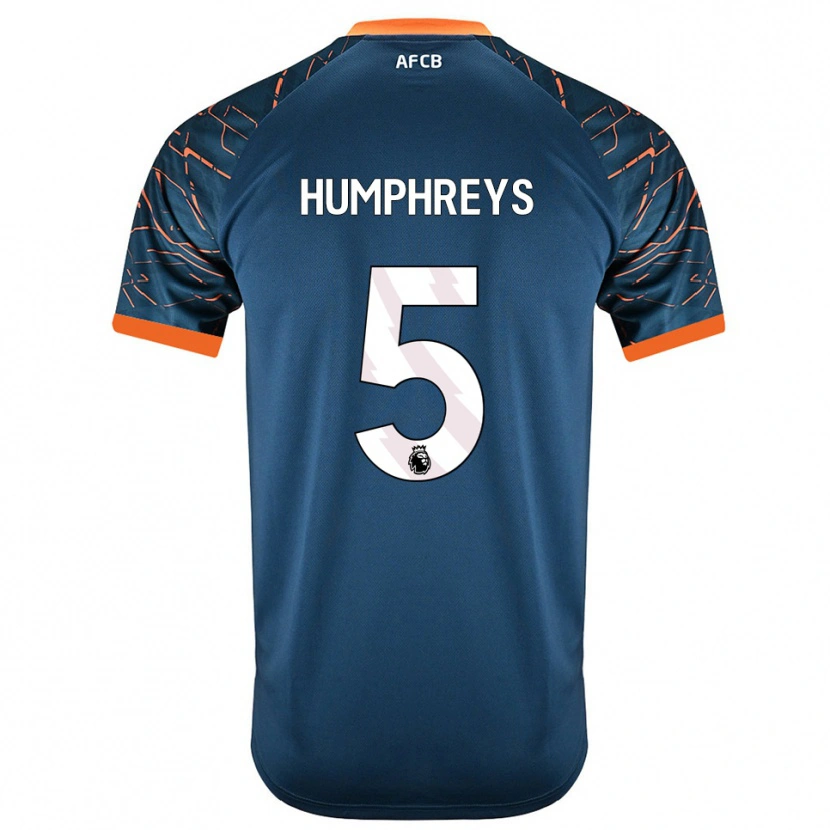 Danxen Kinder Holly Humphreys #5 Trikot Dunkles Schieferblau Torwarttrikot 2025/26 Österreich