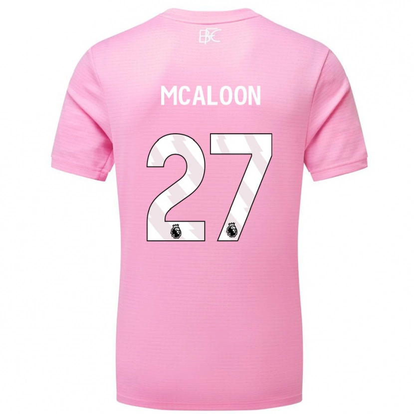 Danxen Kinder Naoisha Mcaloon #27 Trikot Rosa Weiß Torwarttrikot 2025/26 Österreich