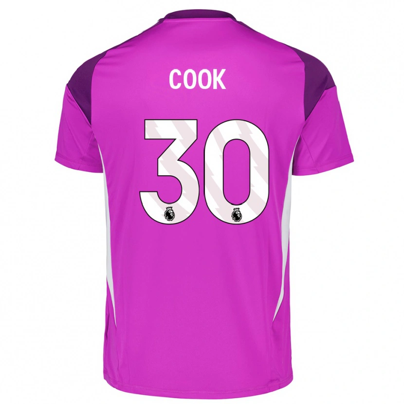 Danxen Kinder Robbie Cook #30 Trikot Violett Weiß Torwarttrikot 2025/26 Österreich