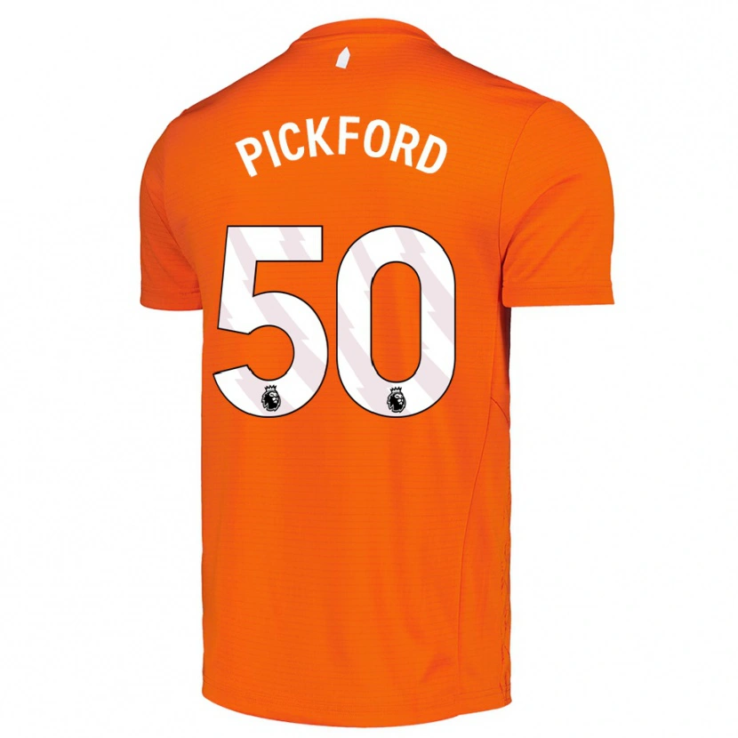 Danxen Kinder George Pickford #50 Trikot Orange Schwarz Torwarttrikot 2025/26 Österreich