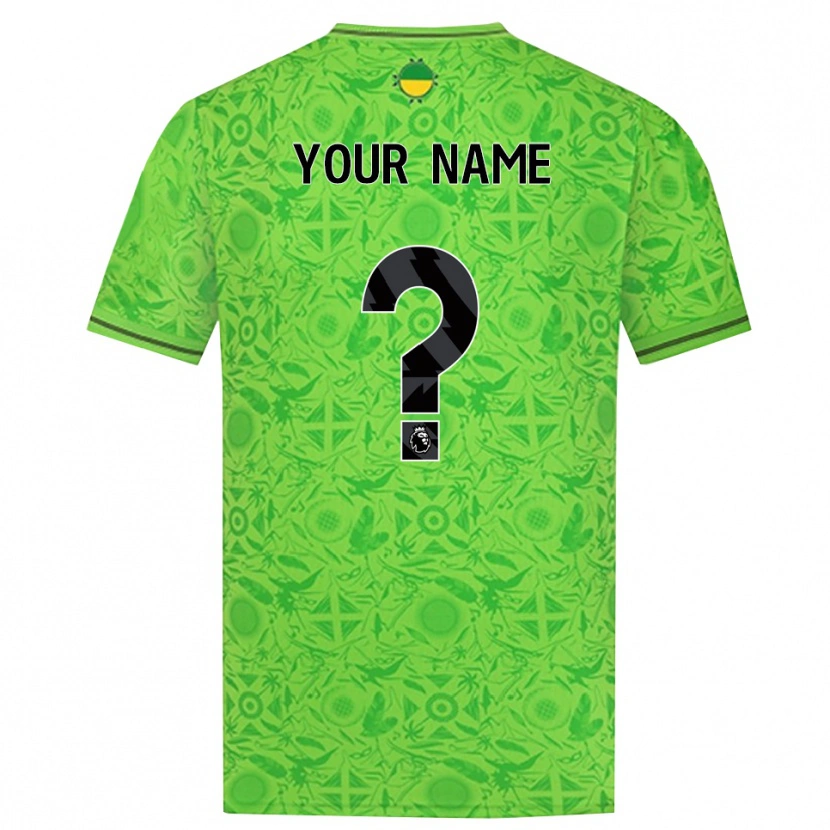 Danxen Kinder Wolverhampton Wanderers Trikot Grün Schwarz Torwarttrikot 2025/26 Österreich