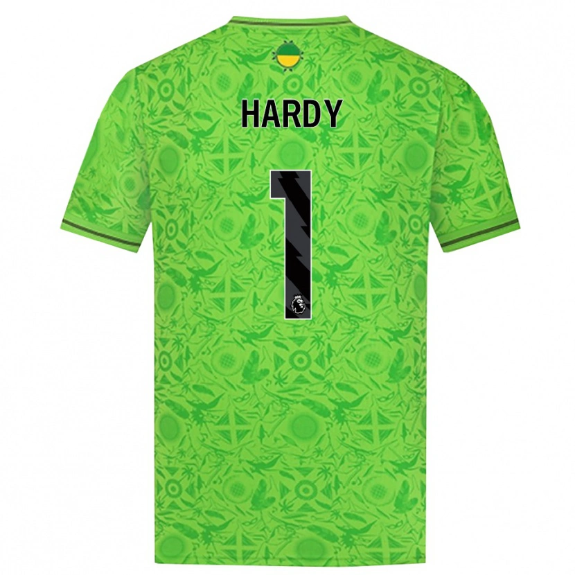 Danxen Kinder George Hardy #1 Trikot Grün Schwarz Torwarttrikot 2025/26 Österreich
