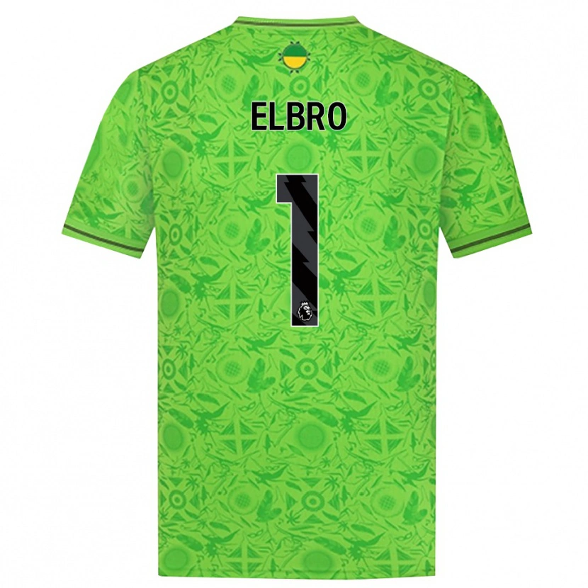 Danxen Kinder Maddie Elbro #1 Trikot Grün Schwarz Torwarttrikot 2025/26 Österreich