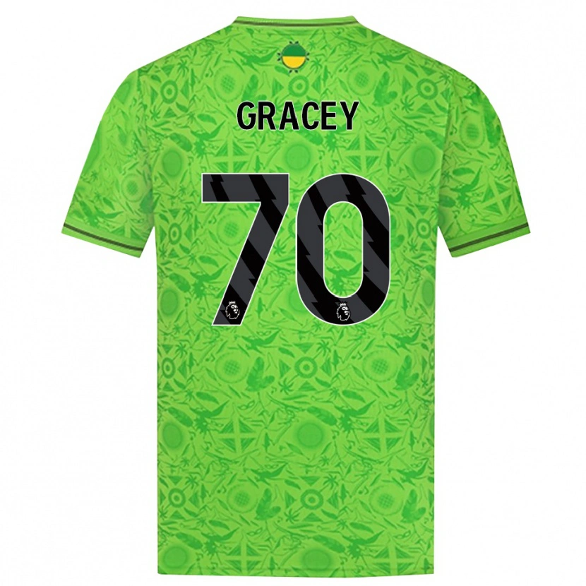 Danxen Kinder Josh Gracey #70 Trikot Grün Schwarz Torwarttrikot 2025/26 Österreich