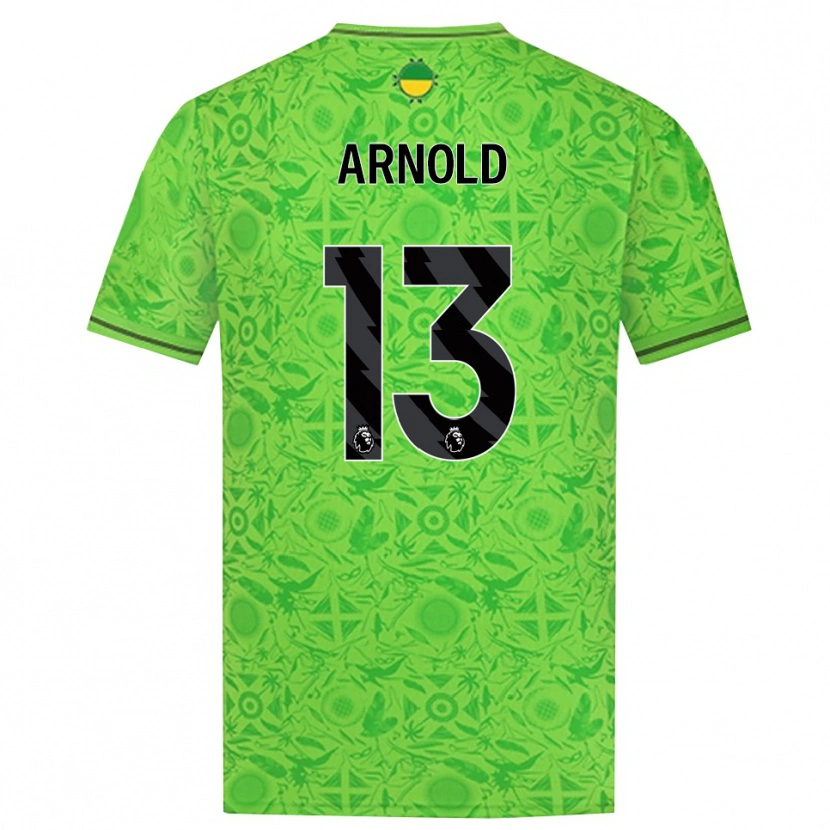 Danxen Kinder Alfie Arnold #13 Trikot Grün Schwarz Torwarttrikot 2025/26 Österreich