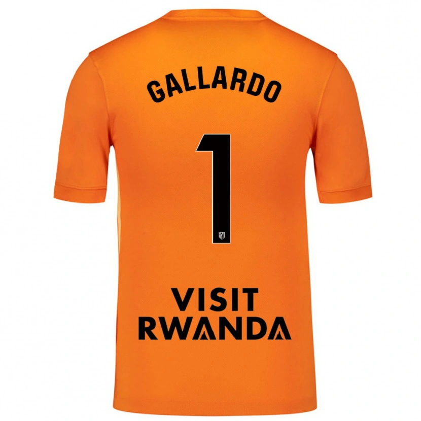 Danxen Kinder Lola Gallardo #1 Trikot Orange Schwarz Torwarttrikot 2025/26 Österreich