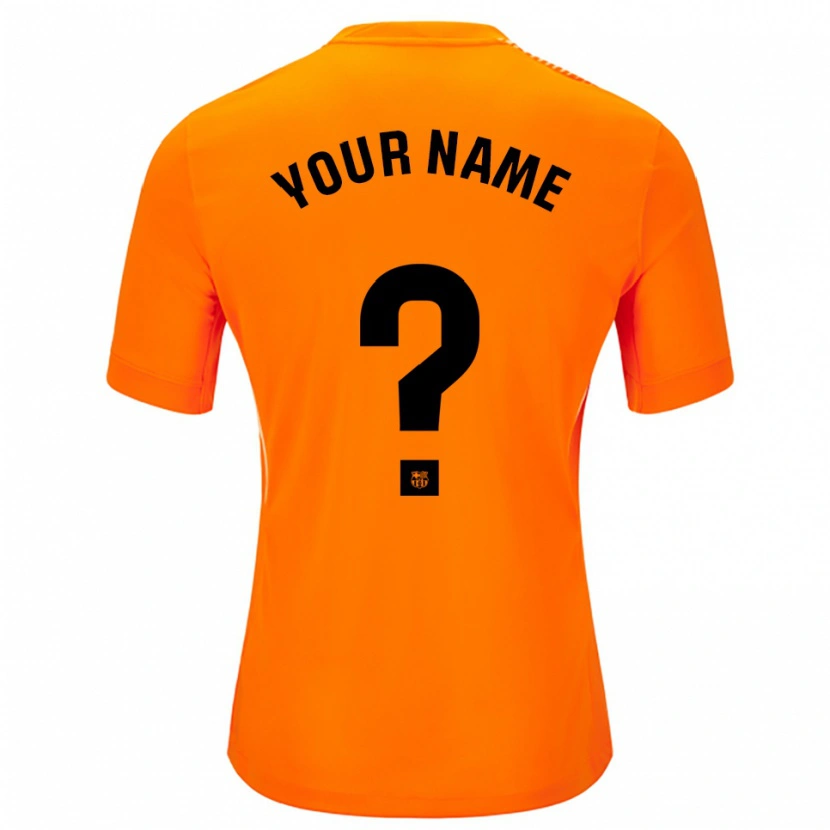Danxen Kinder Barcelona Trikot Orange Schwarz Torwarttrikot 2025/26 Österreich