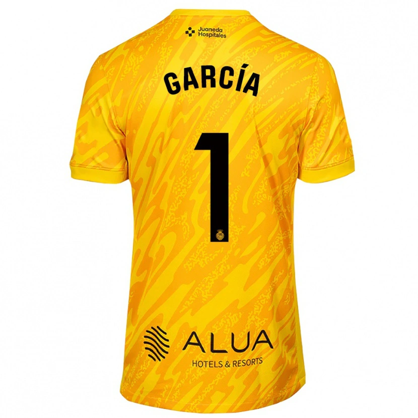 Danxen Kinder Pere García #1 Trikot Orange Schwarz Torwarttrikot 2025/26 Österreich