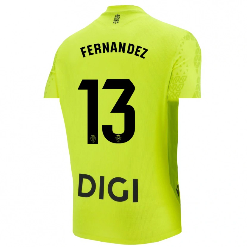 Danxen Kinder Aitor Fernández #13 Trikot Leuchtgrün Torwarttrikot 2025/26 Österreich