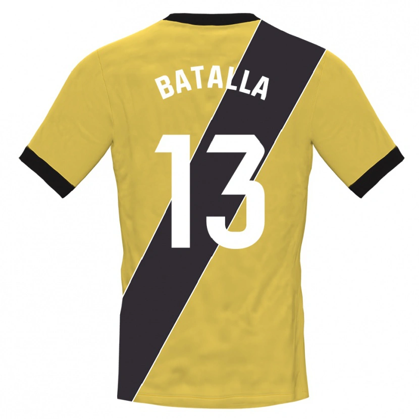 Danxen Kinder Augusto Batalla #13 Trikot Gelb Schwarz Torwarttrikot 2025/26 Österreich