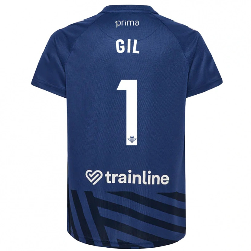 Danxen Kinder Noelia Gil #1 Trikot Königsblau Weiß Torwarttrikot 2025/26 Österreich