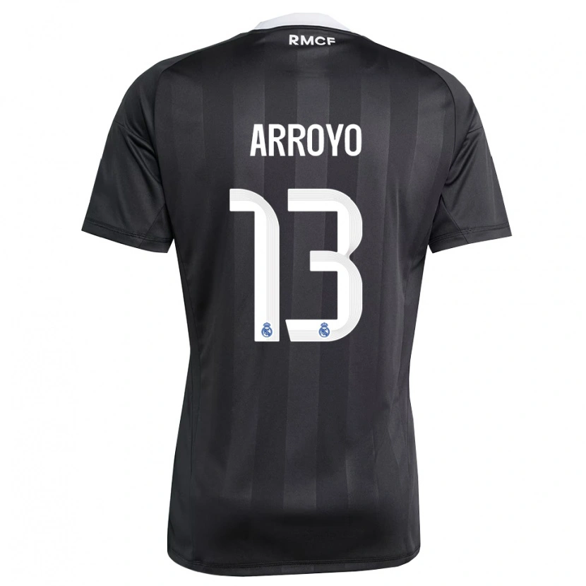Danxen Kinder Diego Arroyo #13 Trikot Schwarz Weiß Torwarttrikot 2025/26 Österreich