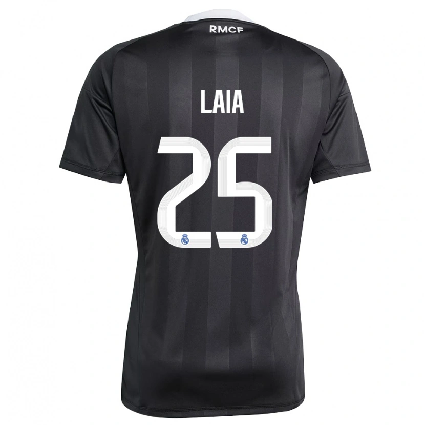 Danxen Kinder Laia López De La Morena #25 Trikot Schwarz Weiß Torwarttrikot 2025/26 Österreich