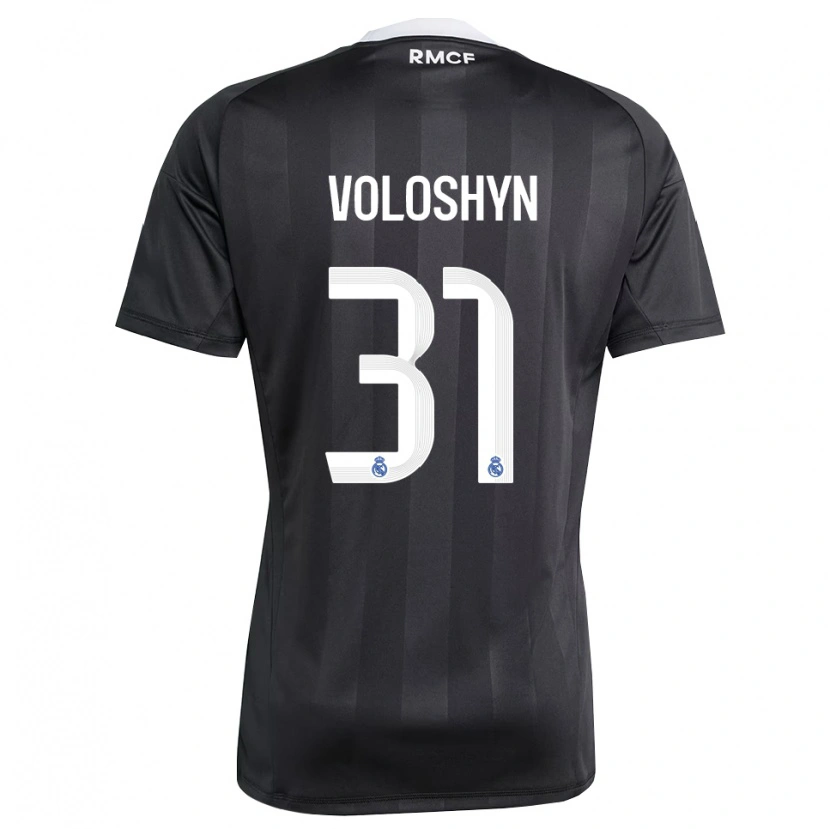 Danxen Kinder Ilya Voloshyn #31 Trikot Schwarz Weiß Torwarttrikot 2025/26 Österreich